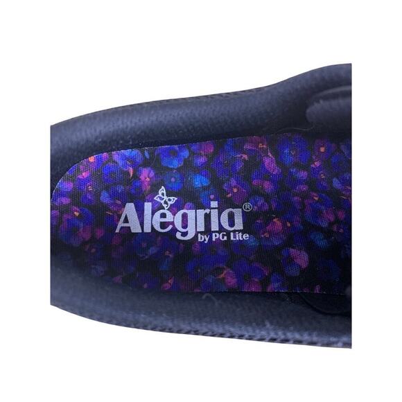 Alegria Danni Jet Black Vegan Leather Clogs EU 36 US 6-6.5 - Picture 8 of 9